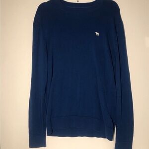 Abercrombie & Fitch Blue Crewneck Sweater in Size Large